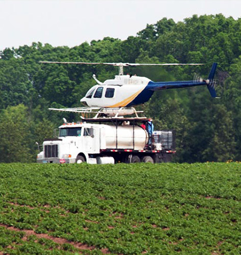 Charlotte Helicopter Truck Re-Fuel
